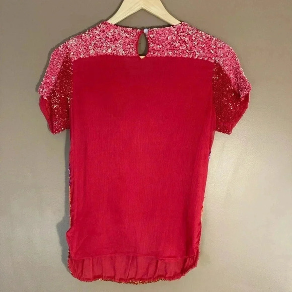 Cerruti 1881  sequin striped top - Picture 3 of 3